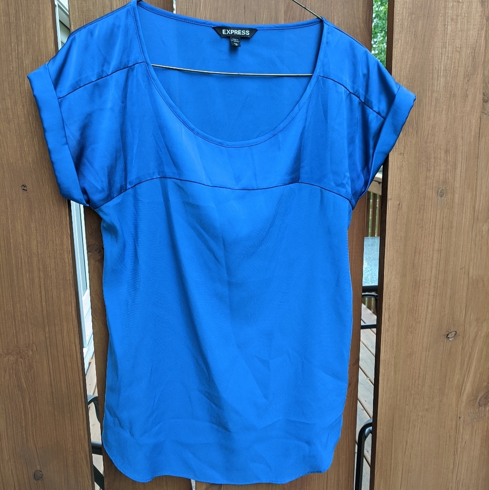 Express cobalt blue blouse